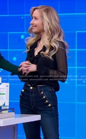 Dr. Whitney Bowe’s skinny jeans on Good Morning America
