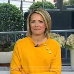 Dylan’s yellow ruffle trim top on Today