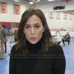 Hallie Jackson’s black turtleneck sweater on Today