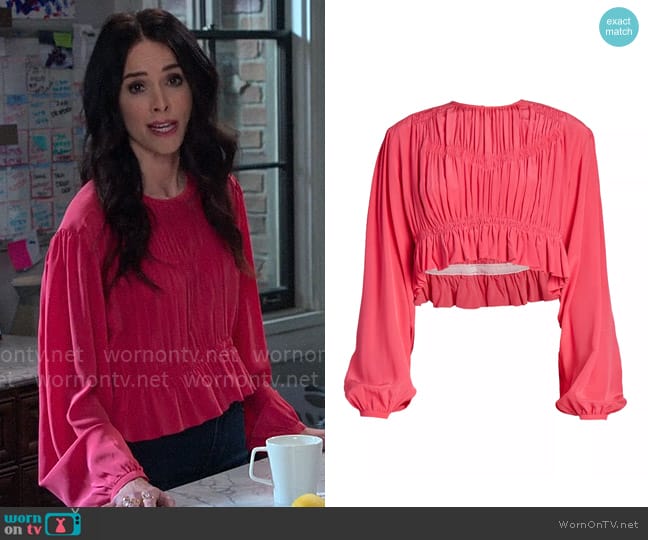Isabel Marant Nelino Top worn by Julia Mariano (Abigail Spencer) on Extended Family