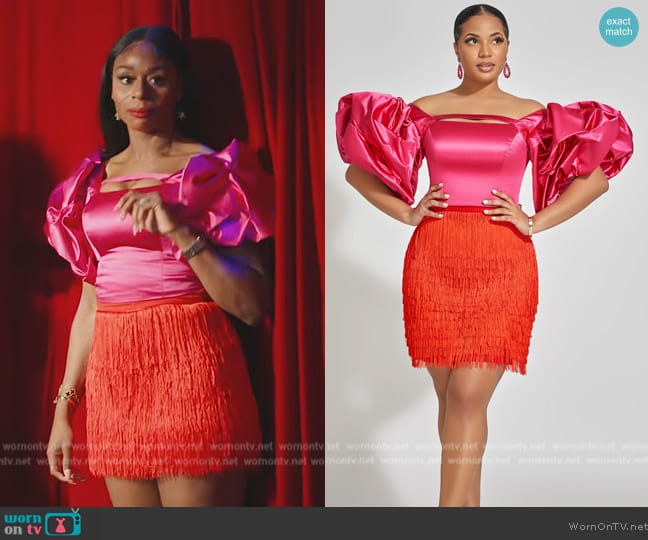 Iyayi Official Lori Set worn by Nneka Ihim on The Real Housewives of Potomac