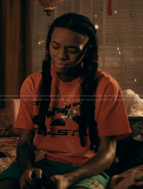 Jake’s hellstar graphic tee on The Chi