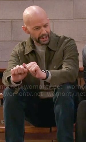 Jim’s green suede jacket on Extended Family