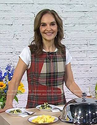 Joy’s plaid mini dress on Today