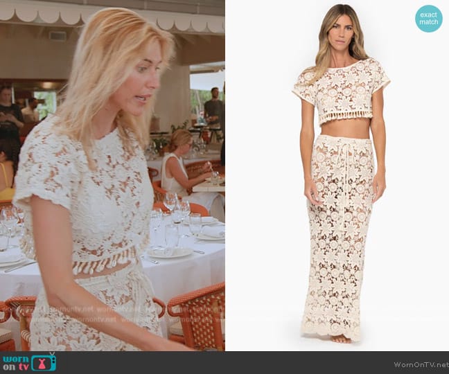 Just Bee Queen Rosie Maxi Skirt worn by Kristen Taekman on The Real Housewives Ultimate Girls Trip