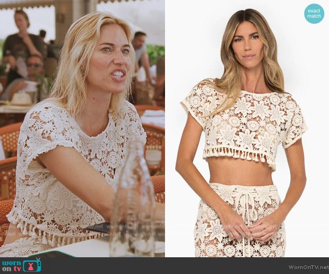 Just Bee Queen Rosie Top worn by Kristen Taekman on The Real Housewives Ultimate Girls Trip