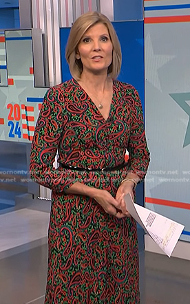 Kate’s paisley print midi dress on NBC News Daily