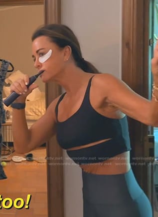Kyle’s black cutout cropped top on The Real Housewives of Beverly Hills