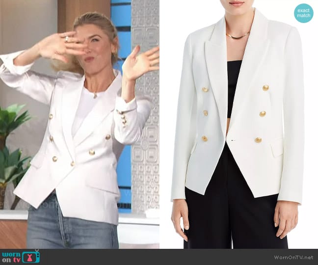 L'Agence Kenzie Blazer worn by Amanda Kloots on The Talk