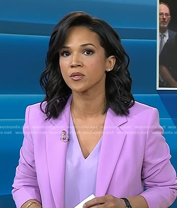 Laura Jarrett’s pink suit on Today