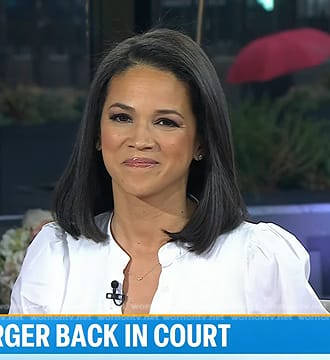 Laura’s white top and burgundy pants on Today