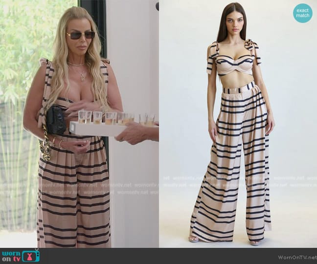 Giselle Vintage Sydnei high waist set worn by Alexia Echevarria (Alexia Echevarria) on The Real Housewives of Miami