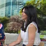 Natalie’s blue plaid skirt on Today