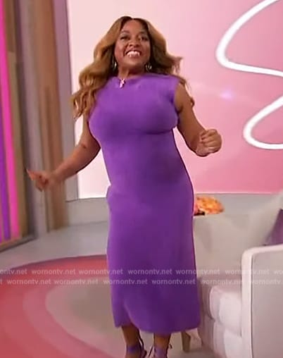 Sherri”s purple teddy dress on Sherri