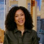 Shirleen’s grey utility shirtdress on Good Morning America