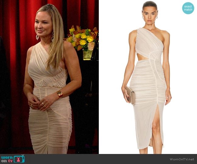 Simkhai Seraiah Dress worn by Sharon Newman (Sharon Case) on The Young and the Restless