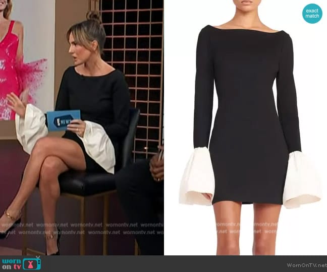 Staud Hawthorne Dress worn by Keltie Knight on E! News