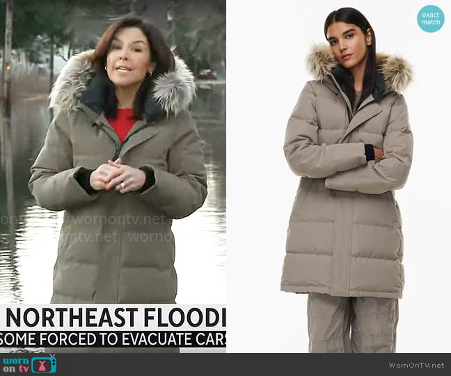 TNA The Powder Parka™ worn by Meg Oliver on CBS Mornings