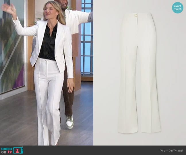 Veronica Beard Judy Pants worn by Amanda Kloots on The Talk