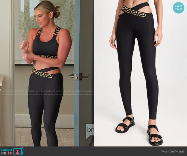 Versace Iconic Leggings worn by Whitney Rose on The Real Housewives of Salt Lake City