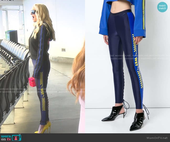Puma x Fenty Ankle Tied Leggings worn by Erika Jayne on The Real Housewives of Beverly Hills