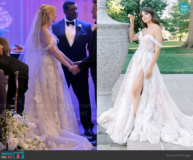 Martina Liana Style LE1231 worn by Sylvie Brett (Kara Killmer) on Chicago Fire