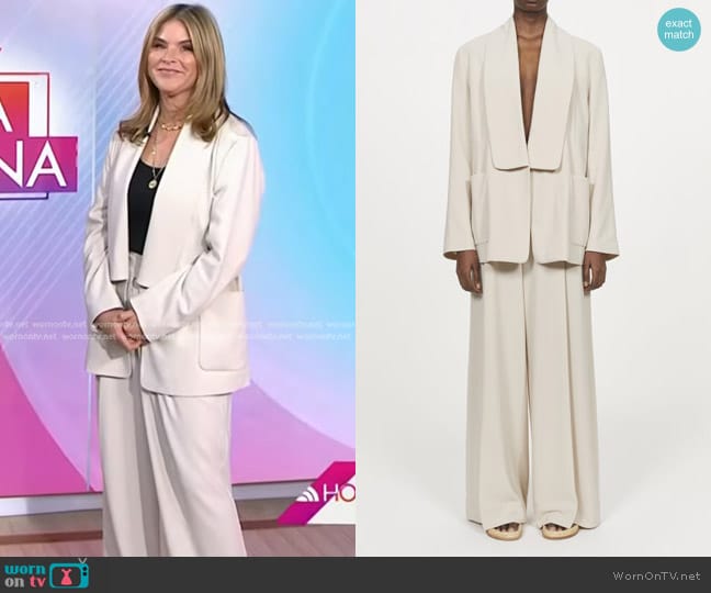 Rodebjer Idalia Blazer worn by Jenna Bush Hager on Today