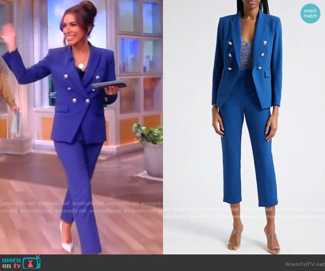 Veronica Beard Miller Dickey Jacket worn by Alyssa Farah Griffin on The View