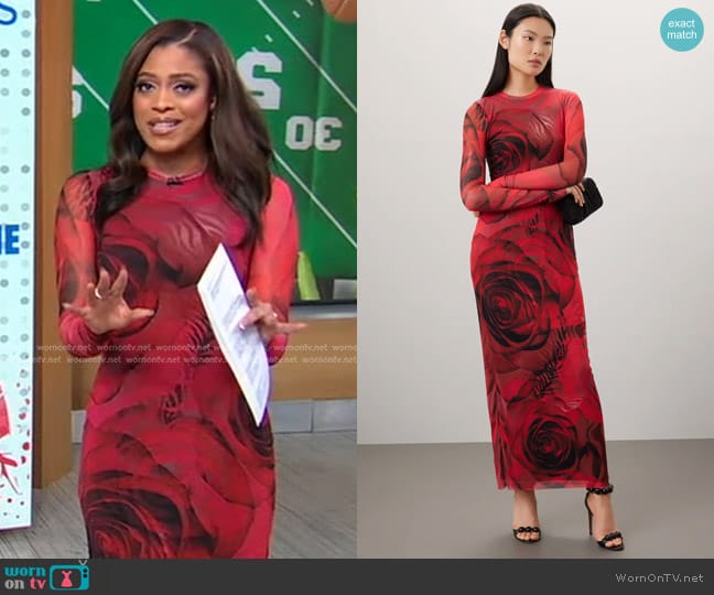 AFRM Didi Dress worn by Morgan Norwood on Good Morning America