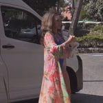 Ashley’s floral print coverup on The Real Housewives of Potomac