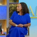 Cheryl Mayberry Mckissack’s blue dress on Tamron Hall Show