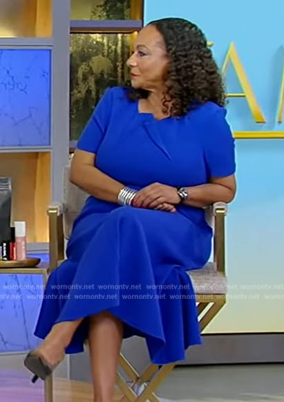 Cheryl Mayberry Mckissack’s blue dress on Tamron Hall Show