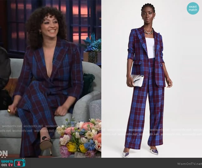 Chloe Kristyn Taylor Blazer worn by Arielle Siegel on The Kelly Clarkson Show
