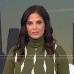 Darlene’s green turtleneck sweater dress on Today