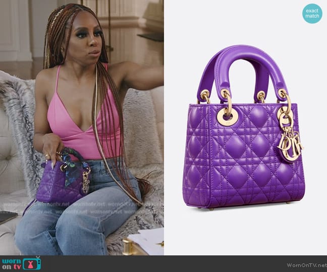 Dior Mini Lady Bag worn by Candiace Dillard Bassett on The Real Housewives of Potomac