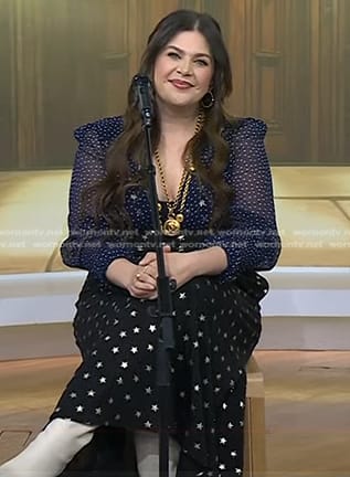 Hillary Scott’s star print dress on Today