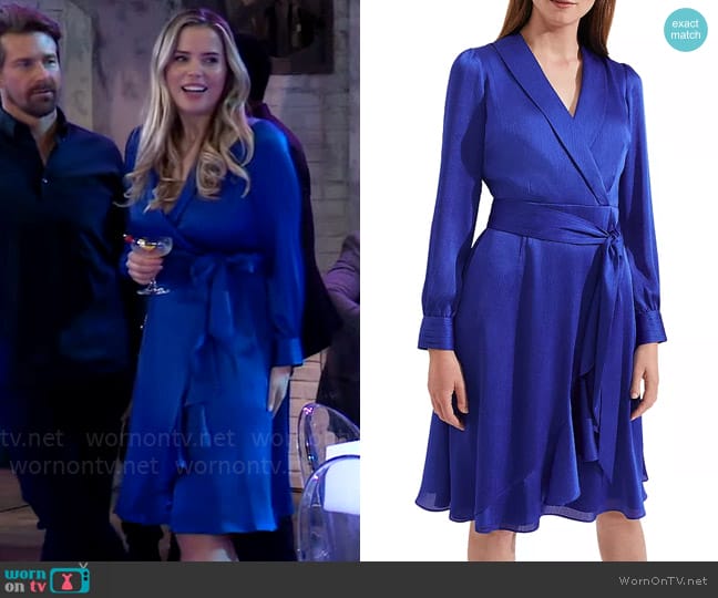 Hobbs Sally Dress worn by Sasha Gilmore (Sofia Mattsson) on General Hospital