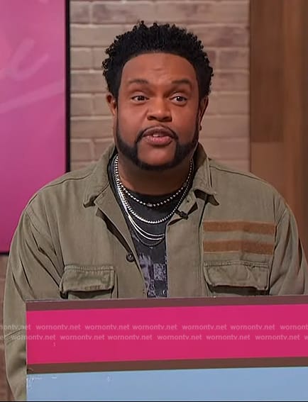 Jawn’s green khaki jacket on Sherri