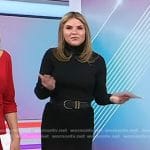 Jenna’s black striped ombre skirt on Today