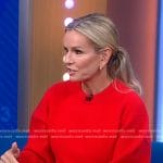 Jennifer’s red sweater on Good Morning America