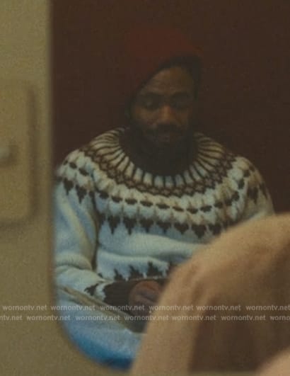 John’s fairisle knit sweater on Mr. & Mrs. Smith