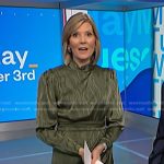Kate’s green satin dress on NBC News Daily