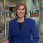 Kate’s blue double breasted blazer on NBC News Daily