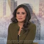 Kaylee’s green cardigan on Today
