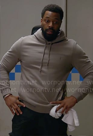 Kevin’s grey hoodie on Chicago PD