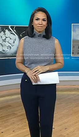 Laura’s navy pants on Today