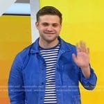 Leo Woodall’s blue jacket on Today