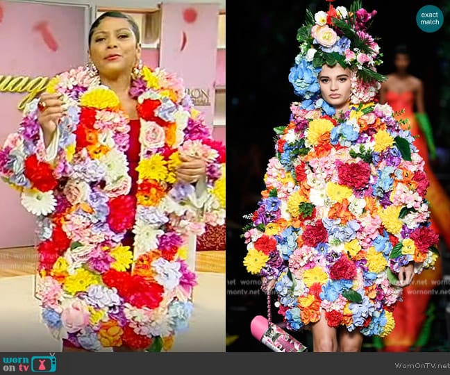 Moschino Spring Summer Collection worn by Tamron Hall on Tamron Hall Show