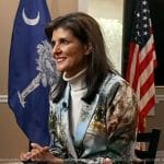 Nikki Haley’s print blazer on Today