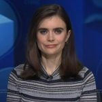 Pippa Stevens’s grey striped sweater on NBC News Daily